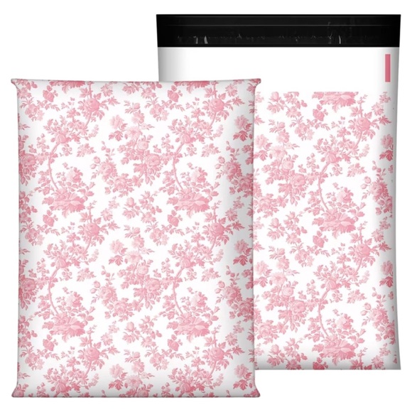 Polymailers Other - 10 Count 10x13 Pink Floral Polymailers